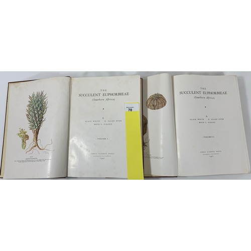 70 - The Succulent Euphorbieae (Southern Africa) 2 Vols 1941 First Edition. Illustrated.1941. (4to) Very ... 