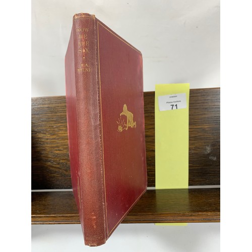 71 - A. A Milne - Now We Are Six - First Edition 1927. Hardcover. Condition: Very Good. No Jacket. 1st Ed... 