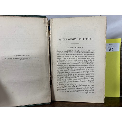 82 - On the Origin of Species - Charles Darwin - 1860 - Second Edition Fifth Thousand (John Murray). Publ... 