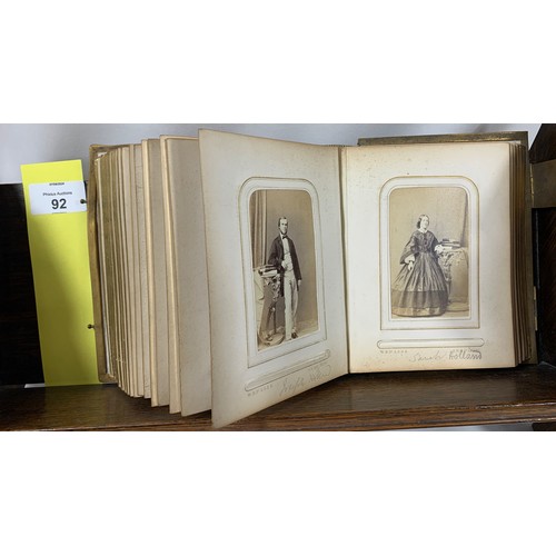 92 - Mid 19th Century Photo Album including Royalty and High Society Families.From an estate of one of th... 