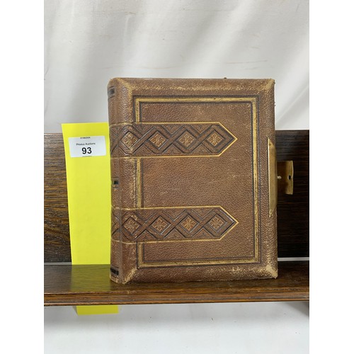 93 - Mid 19th Century Photo Album of High Society Families inc Author Charles Kingsley etc.From an estate... 