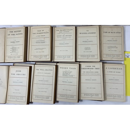 10 - 10 Volumes - Macmillan Pocket Hardy (1920's).10 different titles from this series. All cloth bound w... 