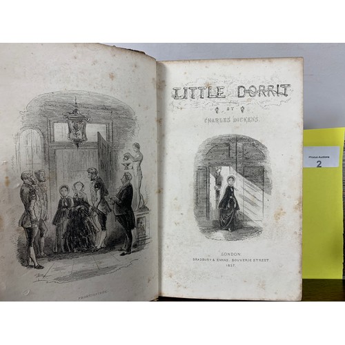 2 - Little Dorrit. With illustrations by H. K. Browne. Charles Dickens. Published by London: Bradbury an... 