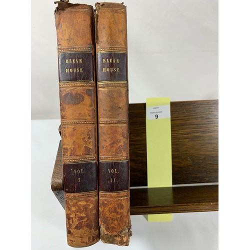 9 - Bleak House (in two volumes) Charles Dickens. Published by Bradbury & Evans, 1853 (same year as ... 