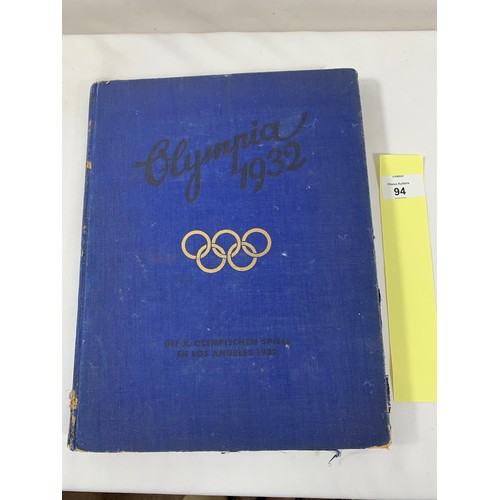 94 - Olympia 1932. German Collector's Albums of Photographs to commemorate the Los Angeles Games. In Germ... 