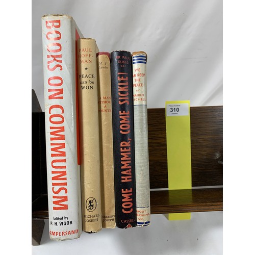 310 - Selection of Vintage Political First Edition Volumes - Communism and post war geo-politics.All with ... 