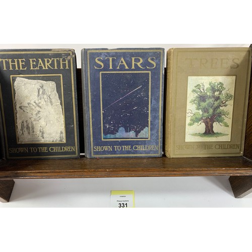 331 - 3 x 'Shown To The Children' Volumes 1910 ('Stars') 1914 ('The Earth') Undated ('Trees').All volumes ... 