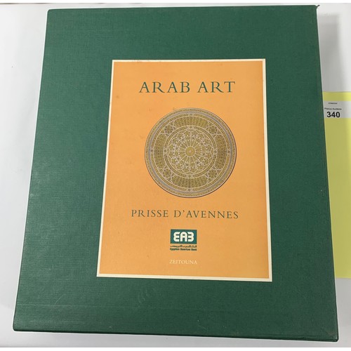 340 - Arab Art / Egyptian Art (2 Volumes in Slipcase). D'AVENNES, Prisse; SCANLON, et al... Published by Z... 