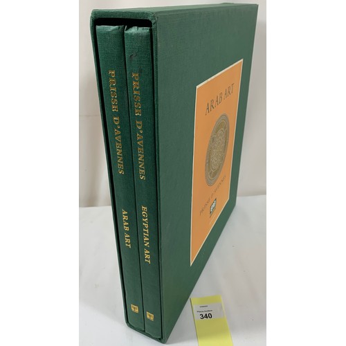 340 - Arab Art / Egyptian Art (2 Volumes in Slipcase). D'AVENNES, Prisse; SCANLON, et al... Published by Z... 