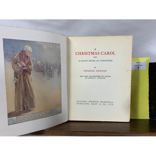 7 - A Christmas Carol - Being a Ghost Story for Christmas. Charles Dickens. Published by Simpkin Marshal... 