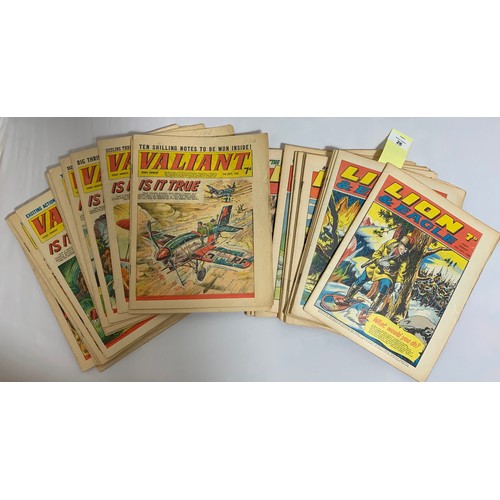 26 - 30 Comics inc: 14 Vintage LION Comics - Non-consecutive issues 1969 - 1972 (Incorporates Lion with E... 