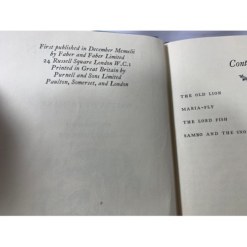 318 - Walter De La Mare - First Edition 'The Old Lion and Other Stories' 1942 plus 'Peacock Pie' New Editi... 