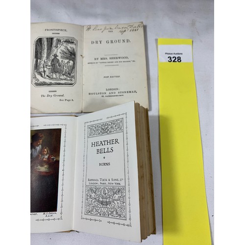 328 - Small collection of Antique volumes.Small collection of antique volumes including 