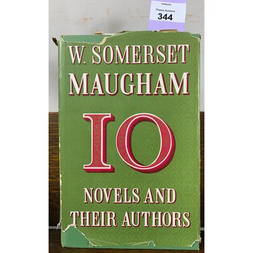 344 - Ten Novels and Their Authors - W. Somerset Maugham 1954 First Edition Hardback Published by William ... 