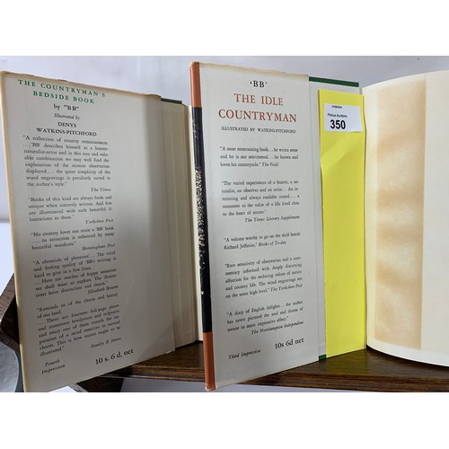 350 - B.B. (Denys Watkins-Pitchford) 2 x 1940's Countryside Titles with dust jackets.Both volumes have goo... 