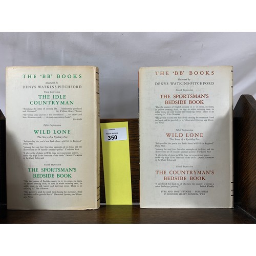 350 - B.B. (Denys Watkins-Pitchford) 2 x 1940's Countryside Titles with dust jackets.Both volumes have goo... 