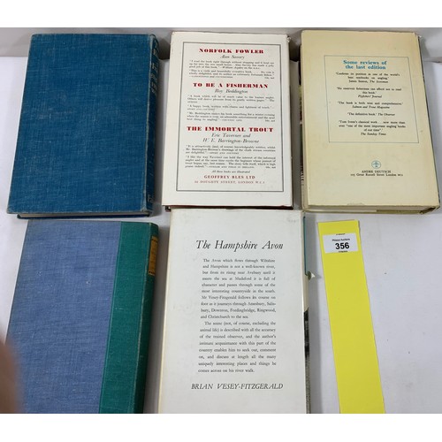 356 - Collection of Books on Fishing and Rivers.T. C Ivens Still Water Fly Fishing, Good dust jacket with ... 