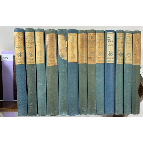 365 - 14 Volumes - The Works and Plays of J.M. Barrie (1920's).Comprises elements from two sets 'The Plays... 