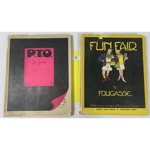 47 - 2 Forgasse First Editions.  Both with dust jackets -  