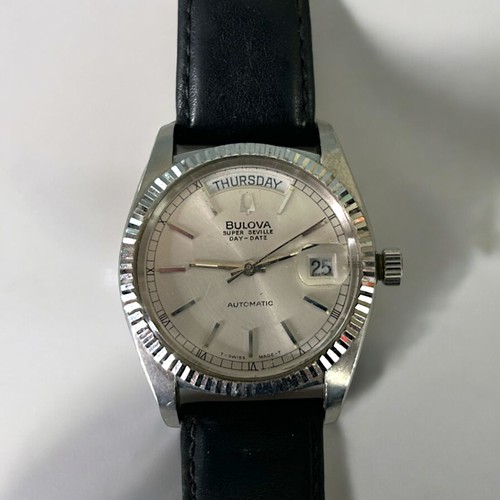 474 - 1979 Bulova Super Seville.Ref 4410101.Stainless steel, winding automatic.