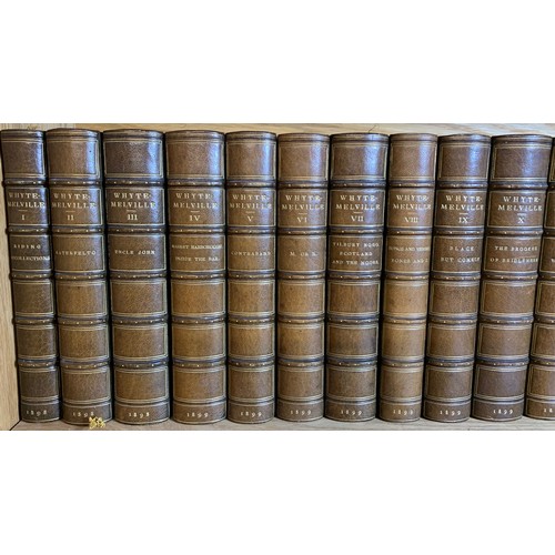 6 - The Works of G J Whyte-Melville. 24 volume set - Whyte-Melville, G J; Maxwell, Sir Herbert [Editor] ... 