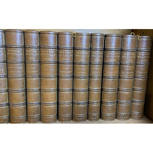 6 - The Works of G J Whyte-Melville. 24 volume set - Whyte-Melville, G J; Maxwell, Sir Herbert [Editor] ... 