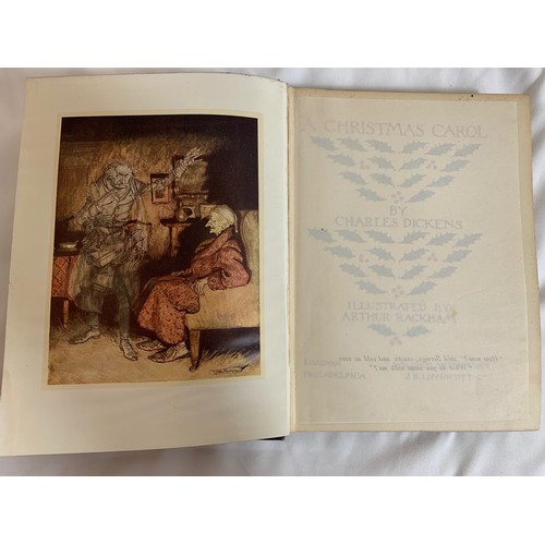 39 - A Christmas Carol - Charles Dickens. Illustrated by Arthur Rackham. First Edition Published by Londo... 