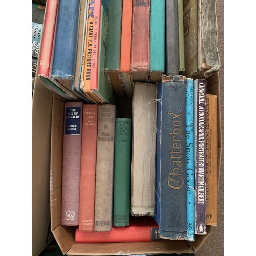 384 - Vary Large Collection of Antique and Vintage Books in several boxes.Large quantity, mostly 19th and ... 