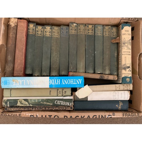 384 - Vary Large Collection of Antique and Vintage Books in several boxes.Large quantity, mostly 19th and ... 