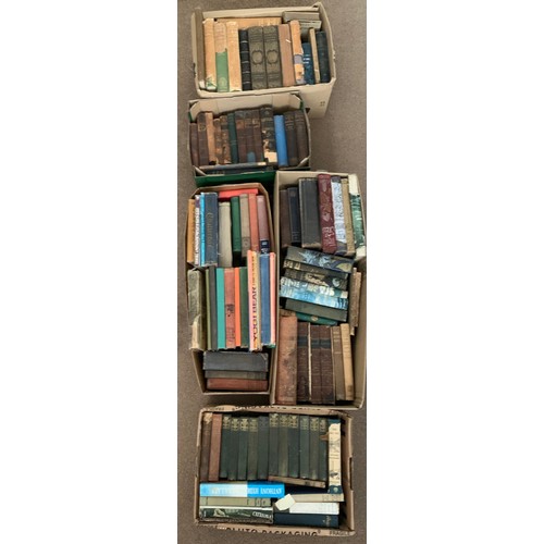 384 - Vary Large Collection of Antique and Vintage Books in several boxes.Large quantity, mostly 19th and ... 