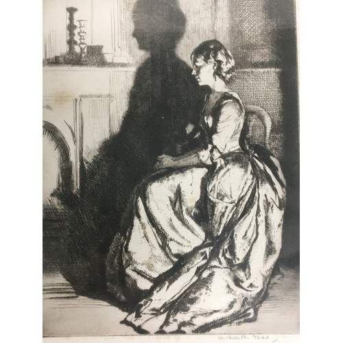 80 - Arthur Ralph Middleton Todd, R.A.(1891–1966)Drypoint etching 