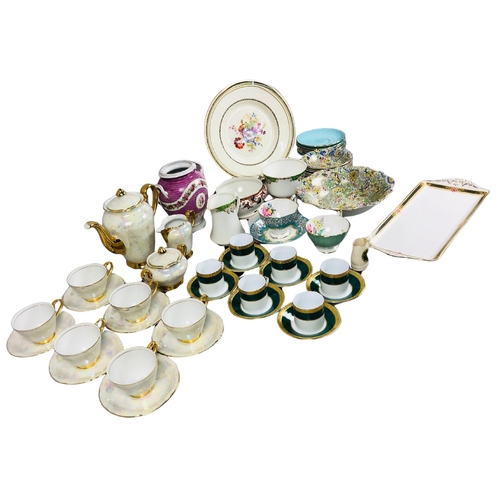 31 - Collection of antique porcelain to include items by Royal Albert, Booths, Victoria Austria and Royal... 