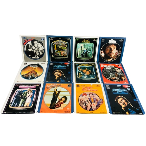 214 - Collection of CED videodisc films. Great Artwork.