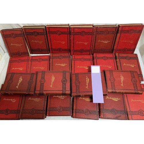 8 - 22 Volumes Charles Dickens Signature Edition. C. 1880's Chapman & Hall. Illustrated.