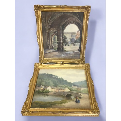 35 - Pair of Dorothy Martin Watercolours Circa 1920, Both in Gilt Frames and Glazed. One Signed Lower Rig... 