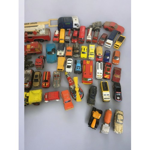 159 - Huge Amount of Diecast and other toy Cars to include Hotwheels, Corgi, Matchbox, Dinky, Tin Plate He... 