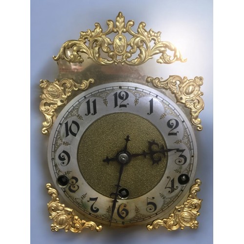 117 - 19th Century Kienzle German Walnut Cased Mantle Clock. Kienzle movement Ser No 10818 with Key. Has a... 