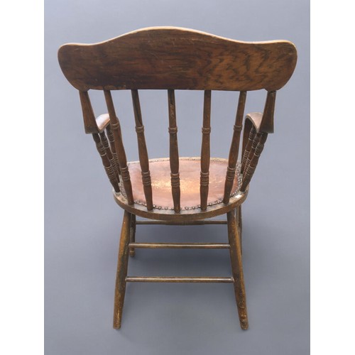 69 - 3 x 19th century and Later Chairs - One Mahogany with Turned legs, One Oak, One in the American Styl... 