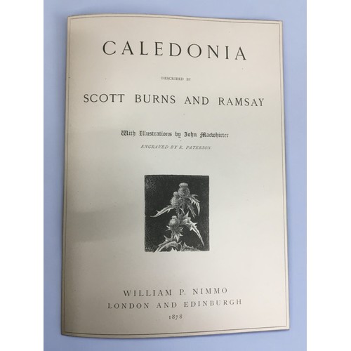 212 - 1878 Caledonia Described by Scott, Burns & Ramsy illustrated by J. MacWhirter condition is Good/... 