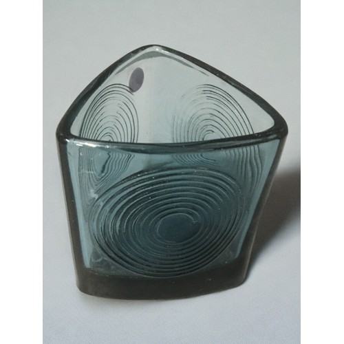 132 - An Intriguing miscellany of 1920's, Mid Century, and Modernist Glass. to include Rare Blue Lidded Ho... 