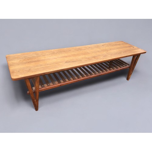 166 - Angelus Coffee Table, with Ladder Style under Shelf and in The Scandinavian Manner. Appears to be of... 