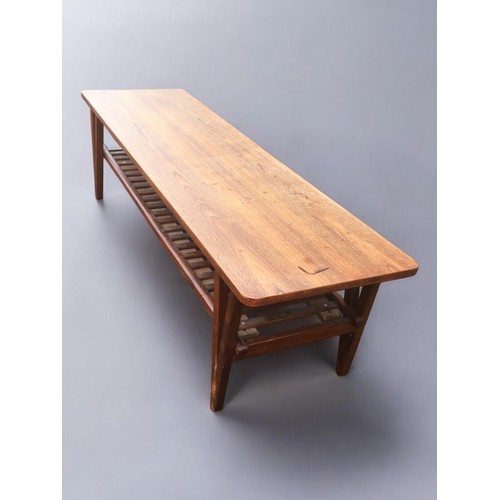 166 - Angelus Coffee Table, with Ladder Style under Shelf and in The Scandinavian Manner. Appears to be of... 