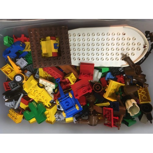 163 - Huge Quantity of Lego Duplo 3 x Boxes and a tray of the Figures.