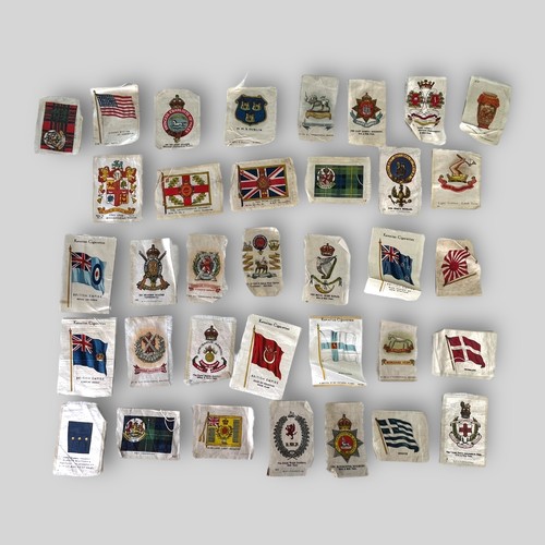 201 - Collection of Ww2 military cigarette silks by Kensitas.