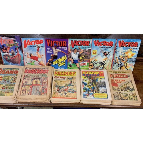 486 - Over 140 Vintage British Comics in good, clean condition.