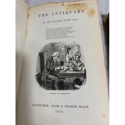 219 - Waverley Novels, Centenary Edition, (Complete In 12 Vol Set) Sir Walter Scott Published by_Adam &... 