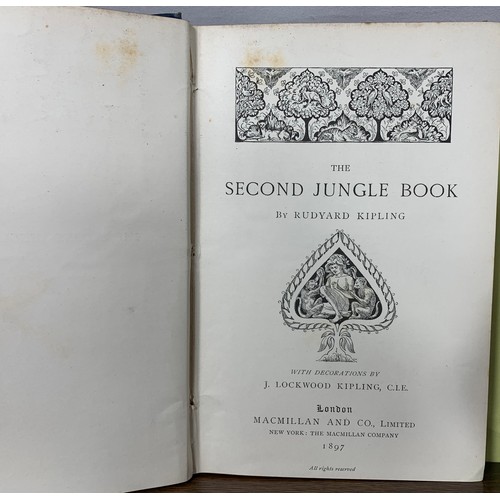 223 - The Second Jungle Book - Rudyard Kipling First Edition (Reprinted 1897) Macmillan and Co. 1897