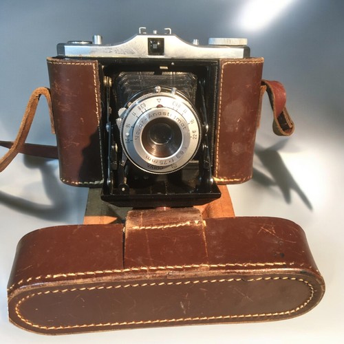 177 - Vintage Carls Zeiss Ikon Folding Camera and Nettar Folding Camera.