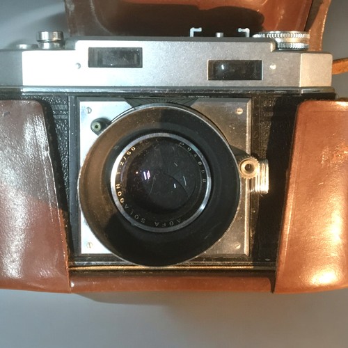 179 - Vintage Cased Cameras x 61. Agfa Karat 362. Exa 1C with Pentacon Lens3. Agfa Solinar Super Silette4.... 