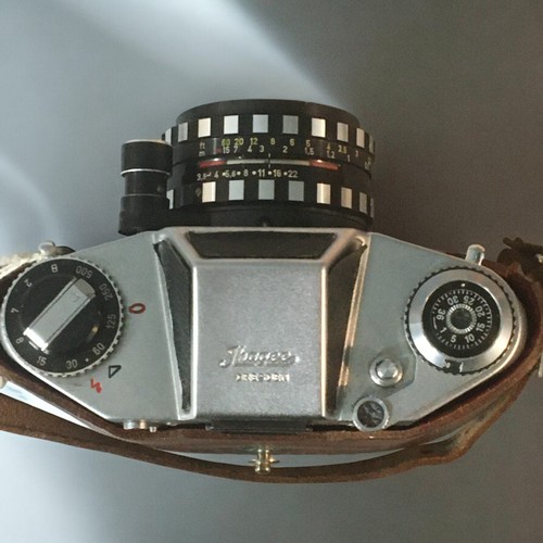 180 - Vintage Rare Soviet Start Single Lens 35mm Camera together with Vintage Balda Pronto and an EXA 500 ... 